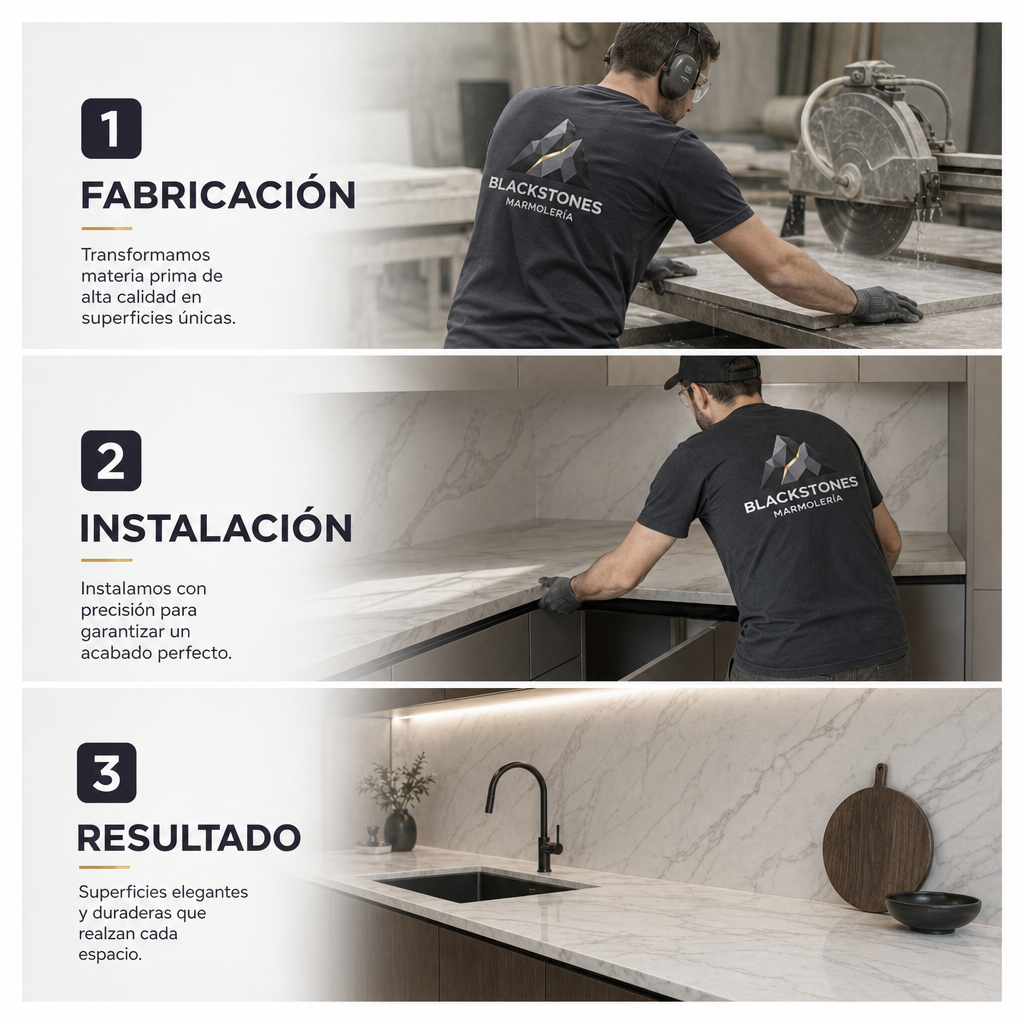 Equipo BlackStones Marmolería